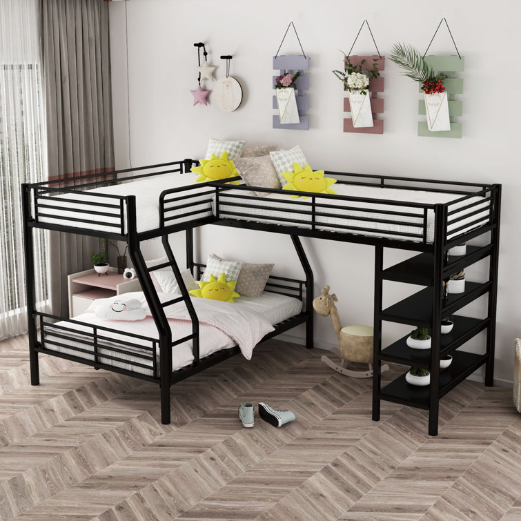 Wayfair bunk beds store twin over full